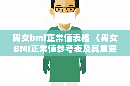 男女bmi正常值表格 （男女BMI正常值参考表及其重要性）